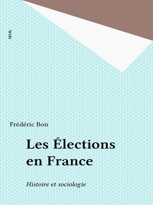 cover image of Les Élections en France